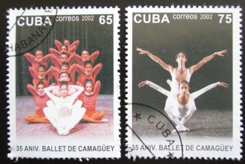 Poštovní známky Kuba 2002 Balet Mii# 4478-79 Kat 4€