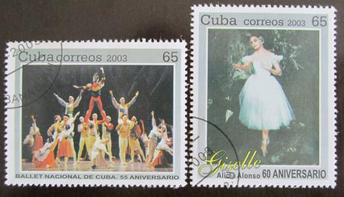 Poštovní známky Kuba 2003 Balet Mi# 4566-67