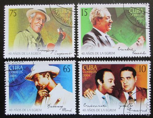 Poštovní známky Kuba 2004 Hudební studio Mi# 4599-4602