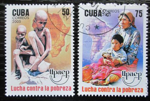 Potovn znmky Kuba 2005 Boj s chudobou Mi# 4733-34