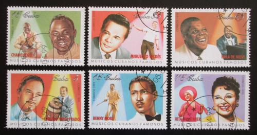 Poštovní známky Kuba 1999 Hudebníci Mi# 4190-95 