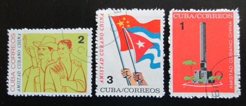 Poštovní známky Kuba 1964 Pøátelství s Èínou Mi# 890-92