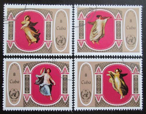 Poštovní známky Kuba 1973 Meteorologická organizace Mi# 1898-1901