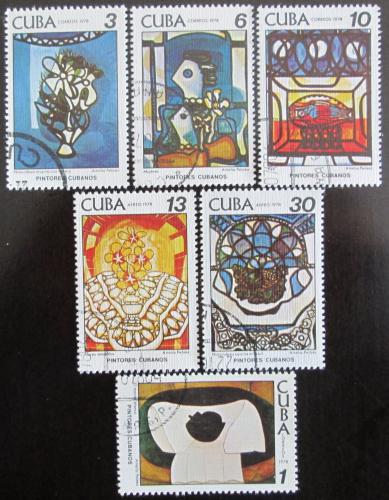 Poštovní známky Kuba 1978 Umìní, Amelia Casal Mi# 2337-42