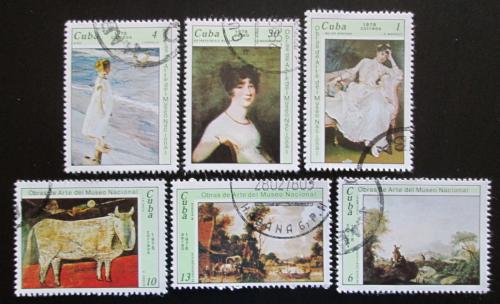 Poštovní známky Kuba 1978 Umìní Mi# 2273-78
