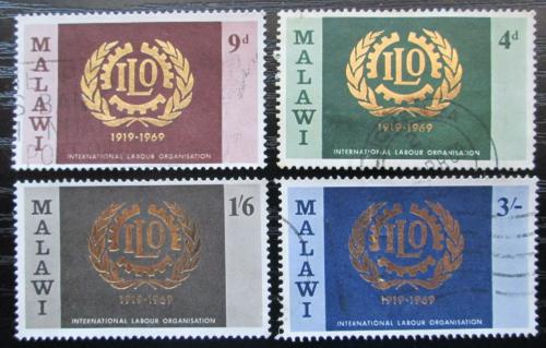 Potovn znmky Malawi 1969 ILO, 50. vro Mi# 106-09 - zvtit obrzek
