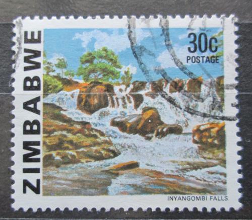 Poštovní známka Zimbabwe 1980 Vodopády Inyamgombi Mi# 239
