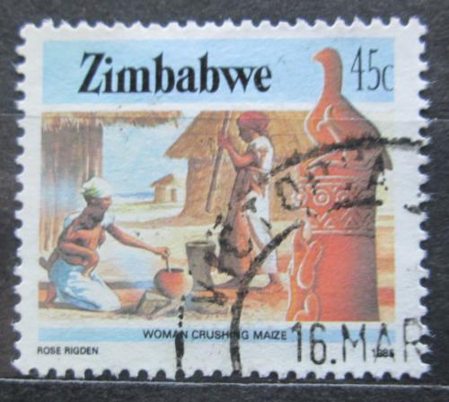 Poštovní známka Zimbabwe 1985 Pøíprava rýže Mi# 326 A