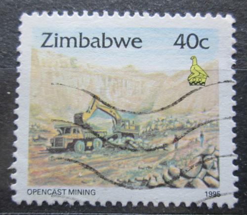 Poštovní známka Zimbabwe 1995 Tìžba železné rudy Mi# 546