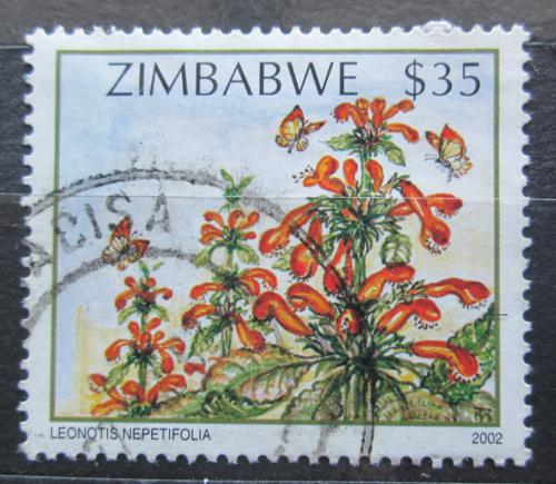 Poštovní známka Zimbabwe 2002 Leonotis nepetifolia Mi# 743