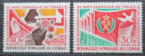 Poštovní známky Kongo 1974 Rùzná výroèí Mi# 451-52