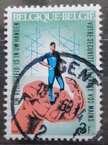 Poštovní známka Belgie 1968 Ochrana pøed pracovními úrazy Mi# 1500