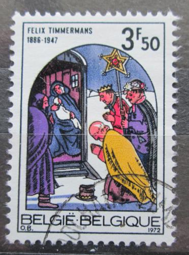Poštovní známka Belgie 1972 Vánoce, umìní, Felix Timmermans Mi# 1705