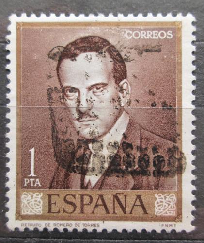 Poštovní známka Španìlsko 1965 Julio Romero de Torres, malíø Mi# 1540