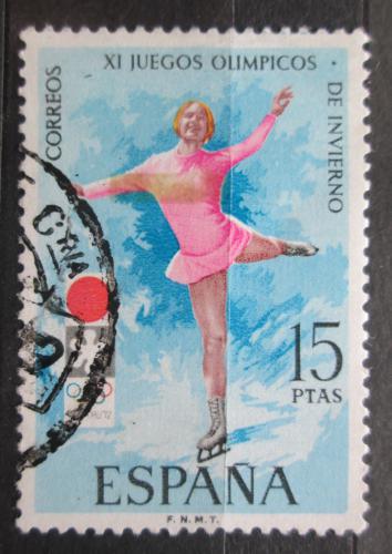 Poštovní známka Španìlsko 1972 ZOH Sapporo, krasobruslení Mi# 1970