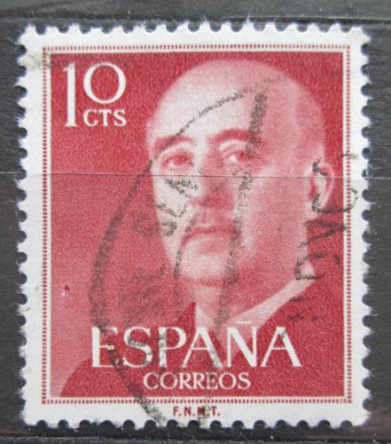 Poštovní známka Španìlsko 1955 Generál Franco Mi# 1040