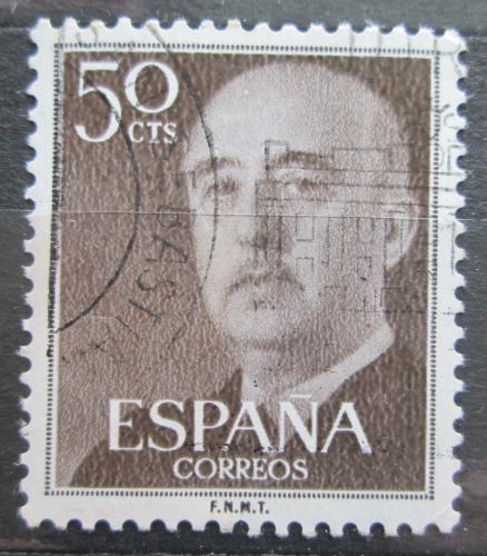 Poštovní známka Španìlsko 1955 Generál Franco Mi# 1046