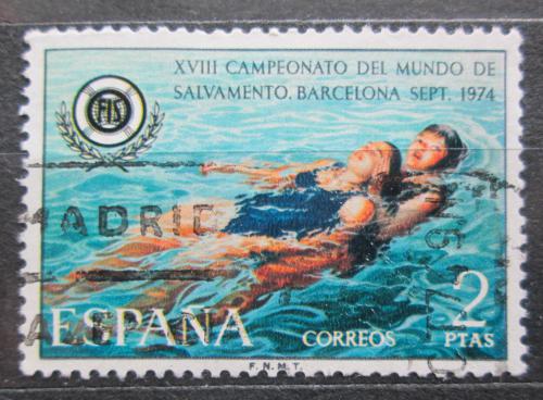 Poštovní známka Španìlsko 1974 Záchranáøi Mi# 2097