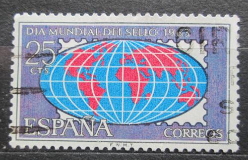 Poštovní známka Španìlsko 1963 Mapa svìta Mi# 1396