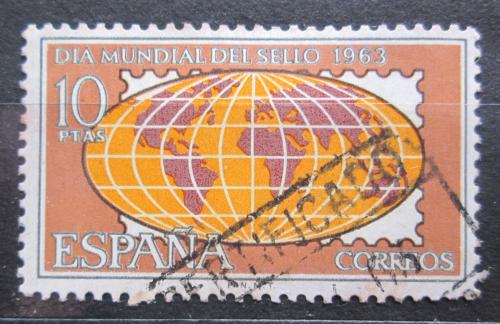 Poštovní známka Španìlsko 1963 Mapa svìta Mi# 1398