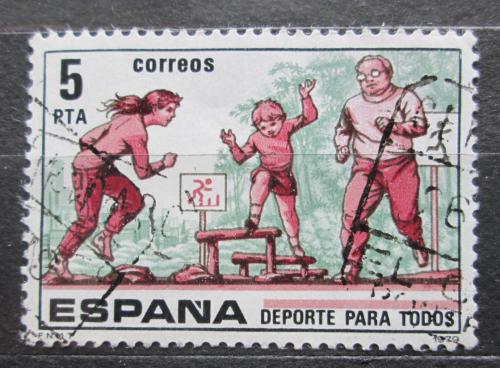 Poštovní známka Španìlsko 1979 Sportující rodina Mi# 2408