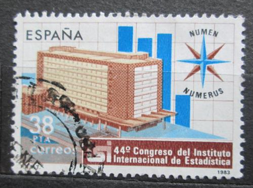 Poštovní známka Španìlsko 1983 Institut statistiky v Madridu Mi# 2603