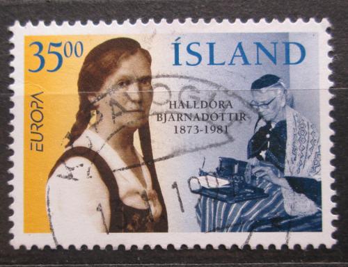 Potovn znmka Island 1996 Halldra Bjarnadttir Mi# 844 - zvtit obrzek