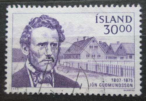 Potovn znmka Island 1985 Jn Gudmundsson, politik Mi# 640