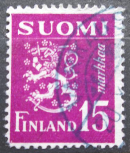 Potovn znmka Finsko 1950 Sttn znak Mi# 382 - zvtit obrzek