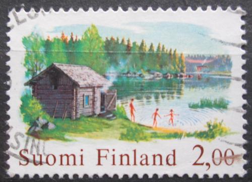 Potovn znmka Finsko 1977 Sauna u Binnensee Mi# 810