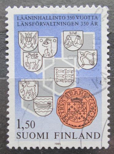Poštovní známka Finsko 1985 Znaky provincií Mi# 971