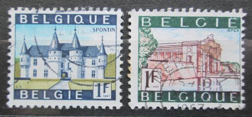 Poštovní známky Belgie 1967 Pamìtihodnosti Mi# 1480-81