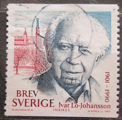 Poštovní známka Švédsko 2001 Ivar Lo-Johansson, spisovatel Mi# 2241