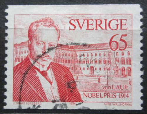 Poštovní známka Švédsko 1974 Max von Laue, fyzik Mi# 886
