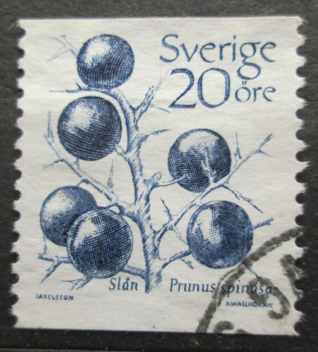 Poštovní známka Švédsko 1983 Trnka obecná Mi# 1222