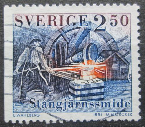 Poštovní známka Švédsko 1991 Kováø Mi# 1680