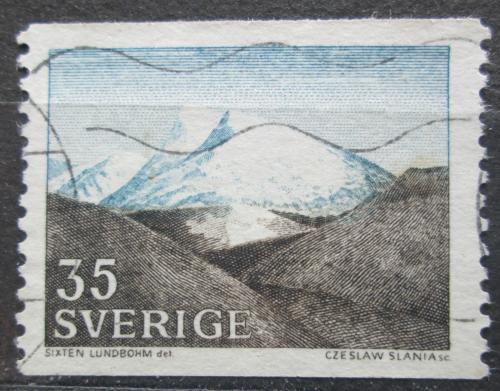 Poštovní známka Švédsko 1967 Pohoøí Fjäll Mi# 575 A