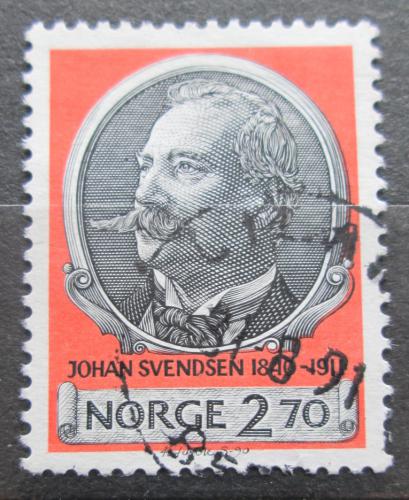 Poštovní známka Norsko 1990 Johan Svendsen, skladatel Mi# 1054