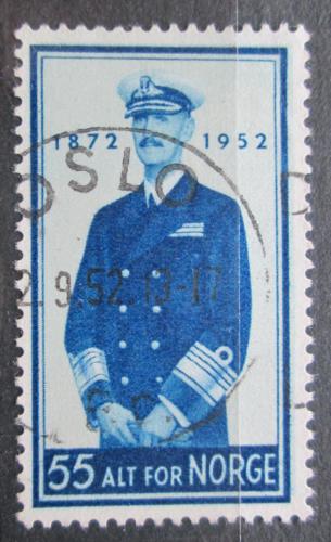 Poštovní známka Norsko 1952 Král Haakon VII. Mi# 377