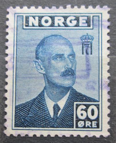 Poštovní známka Norsko 1943 Král Haakon VII. Mi# 283