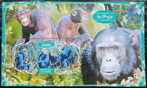 Poštovní známka Gabon 2020 Opice Mi# N/N