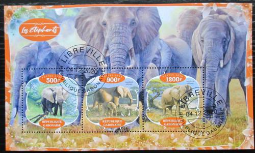 Poštovní známky Gabon 2020 Sloni Mi# N/N
