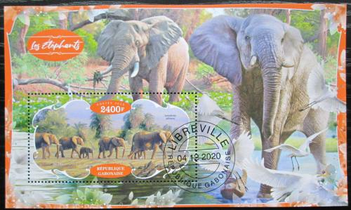Poštovní známka Gabon 2020 Sloni Mi# N/N