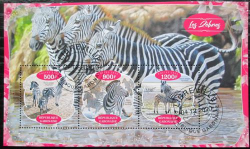 Poštovní známky Gabon 2020 Zebry Mi# N/N