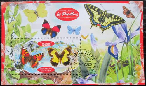 Poštovní známka Gabon 2020 Motýli Mi# N/N