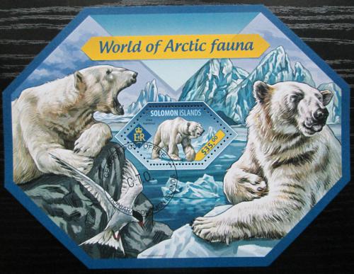 Poštovní známka Šalamounovy ostrovy 2014 Arktická fauna Mi# Block 311 Kat 12€