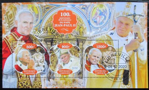 Poštovní známky Gabon 2020 Papež Jan Pavel II. Mi# N/N
