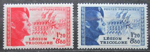 Poštovní známky Francie 1942 Legie TOP SET Mi# 576-77 Kat 20€