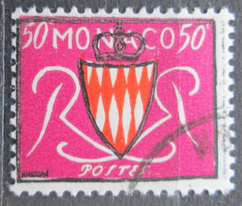 Poštovní známka Monako 1954 Státní znak Mi# 479