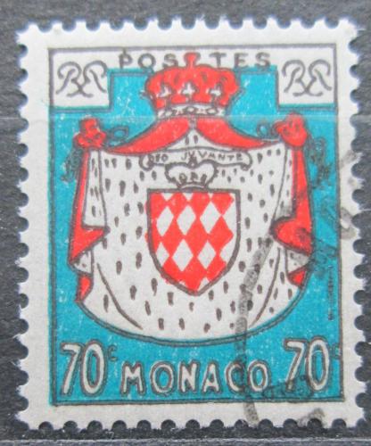 Poštovní známka Monako 1954 Státní znak Mi# 480